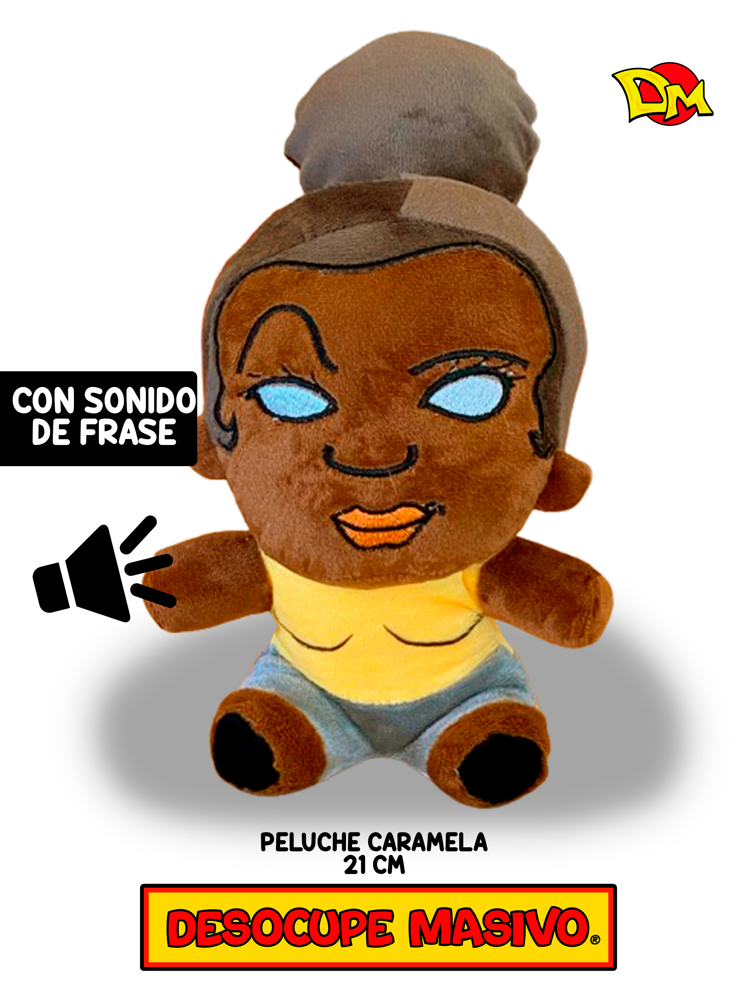 Peluche con sonido CARAMELA